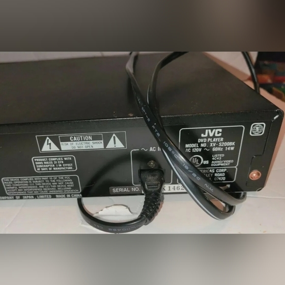 JVC DVD Player XV-S200BK Super VCD/CD Player - Picture 10 of 10